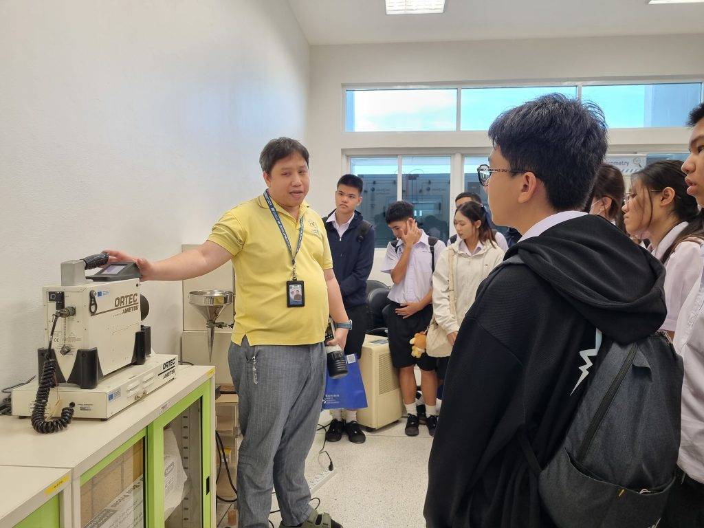 เรียนรู้รังสีจากของจริง! รร.เบญจมราชูทิศ ราชบุรี ตะลุยห้องแล็บปรมาณูฯ