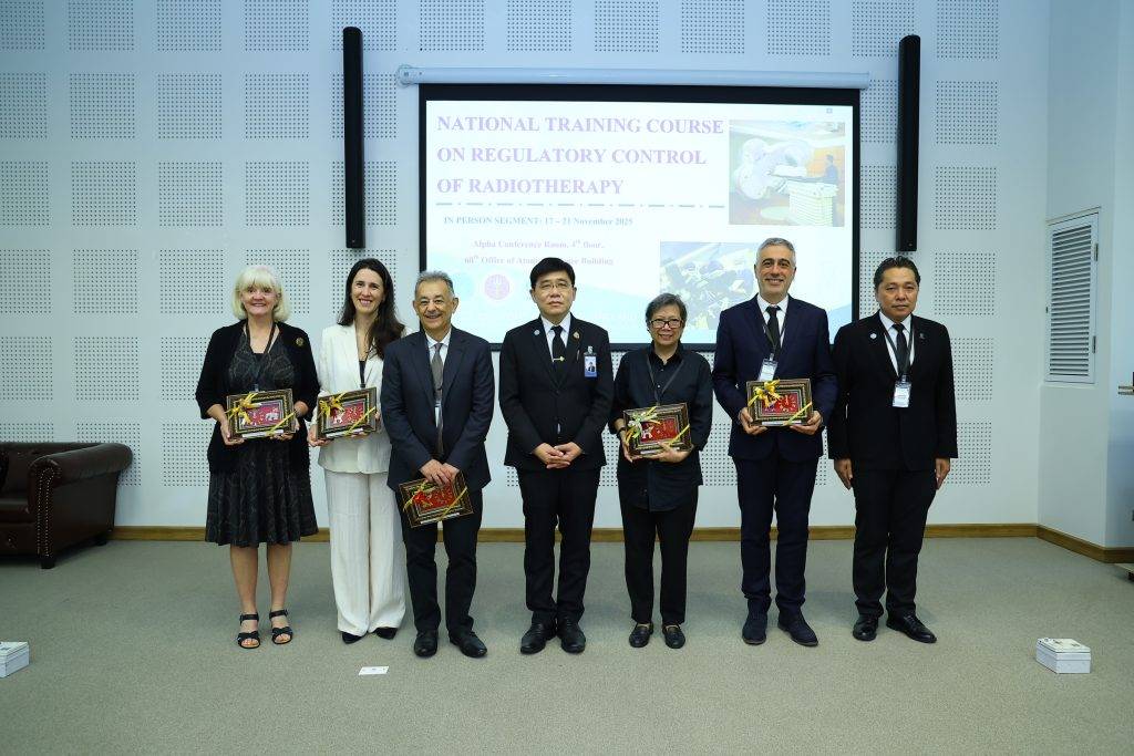 ปรมาณูเพื่อสันติ ยกระดับกำกับดูแลรังสีรักษาไทย ผ่านอบรมระดับชาติร่วม IAEA