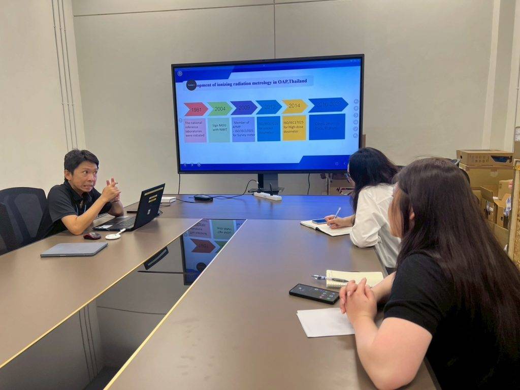 ปรมาณูเพื่อสันติ กระทรวง อว. ให้การต้อนรับผู้เชี่ยวชาญจากมองโกเลียภายใต้โครงการ IAEA Technical Cooperation พร้อมมอบเกียรติบัตรปิดการศึกษาดูงาน