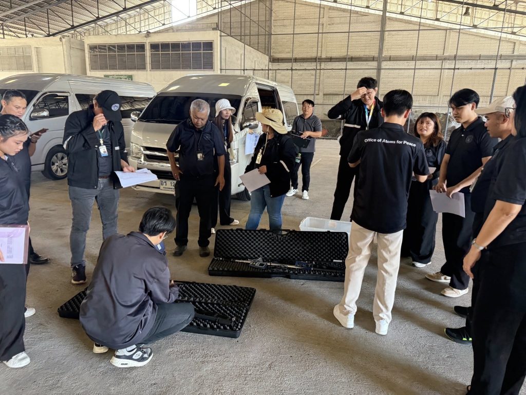 ปรมาณูเพื่อสันติ เสริมสมรรถนะทีมภูมิภาค ฝึกเข้มตรวจรังสีท่าเรือ–ชายแดน ยกระดับความปลอดภัยประชาชน เพื่อป้องกันความเสี่ยงจากการลักลอบนำวัสดุกัมมันตรังสีและวัสดุนิวเคลียร์เข้าสู่ประเทศ
