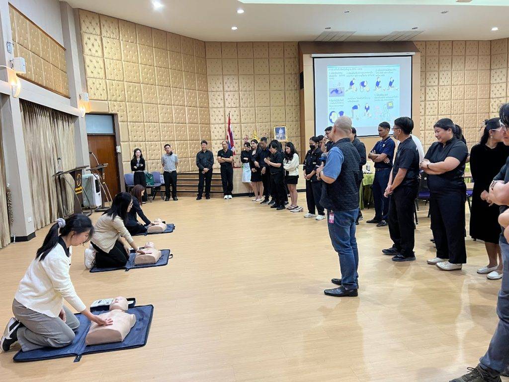 ปรมาณูเพื่อสันติ กระทรวง อว. จัดอบรม CPR และการใช้เครื่อง AED เสริมทักษะช่วยชีวิตขั้นพื้นฐานแก่บุคลากร