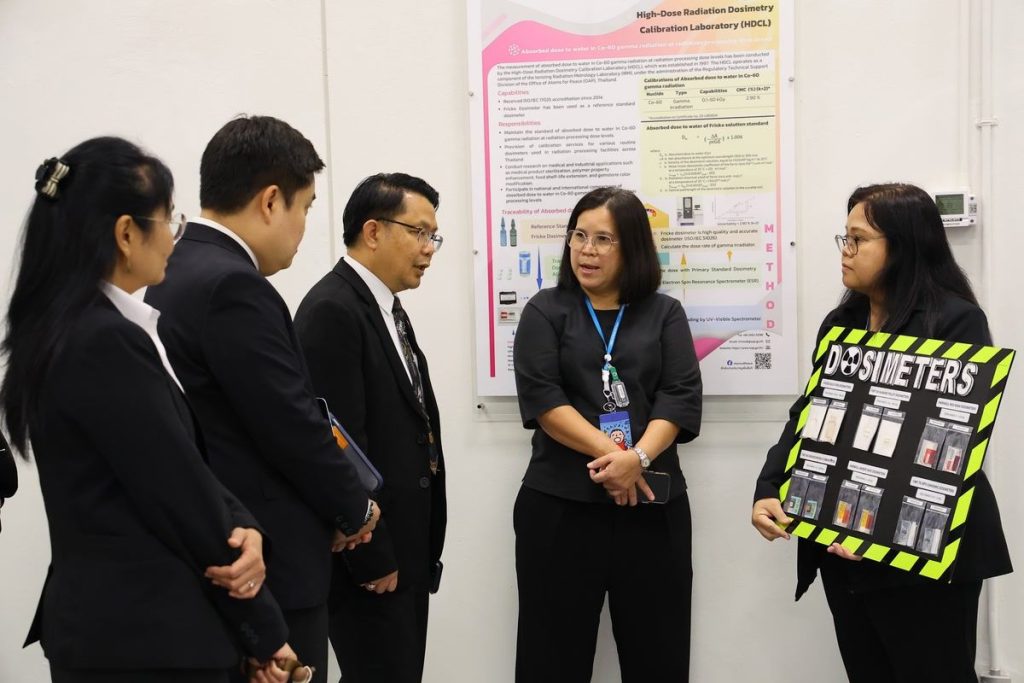 ปรมาณูเพื่อสันติ กระทรวง อว. เปิดบ้านรับคณะผู้ตรวจราชการ ตอกย้ำมาตรฐานความปลอดภัยนิวเคลียร์และรังสี