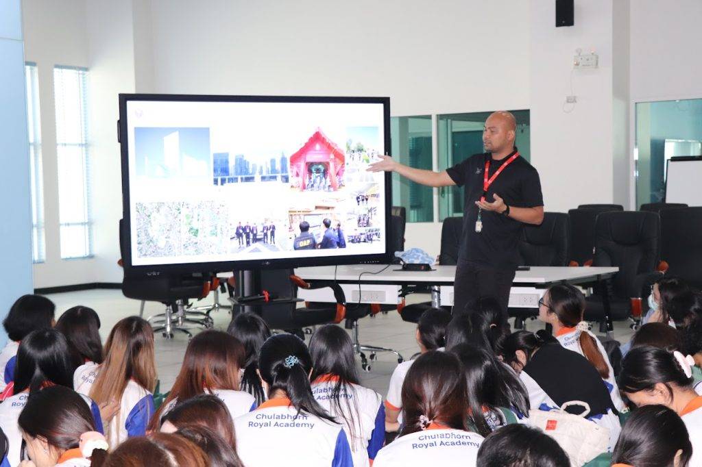 โรงเรียนรังสีเทคนิค ราชวิทยาลัยจุฬาภรณ์ เยี่ยมชม ปส. เสริมความรู้ด้านมาตรฐานการวัดรังสีและการเฝ้าระวังด้านนิวเคลียร์และรังสีของประเทศ
