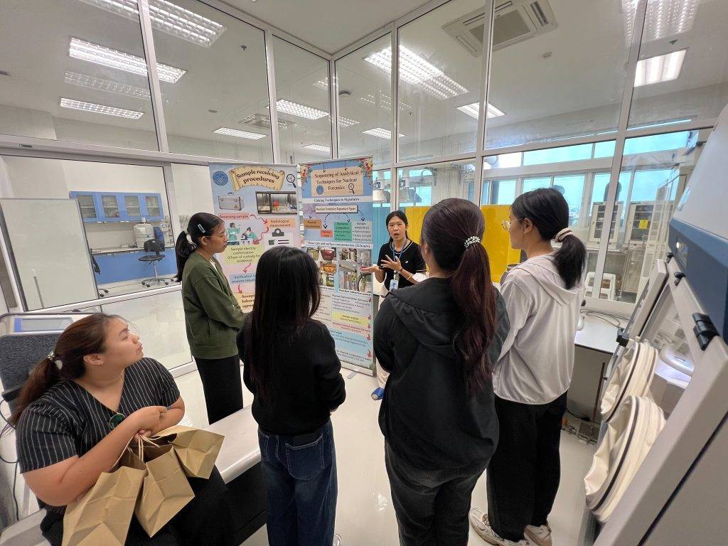 เปิดประสบการณ์นอกห้องเรียน! นักศึกษาสาขานิติวิทยาศาสตร์ คณะสหเวชศาสตร์ ม.ธรรมศาสตร์ เยี่ยมชม ปส. ศึกษาดูงานจากของจริง