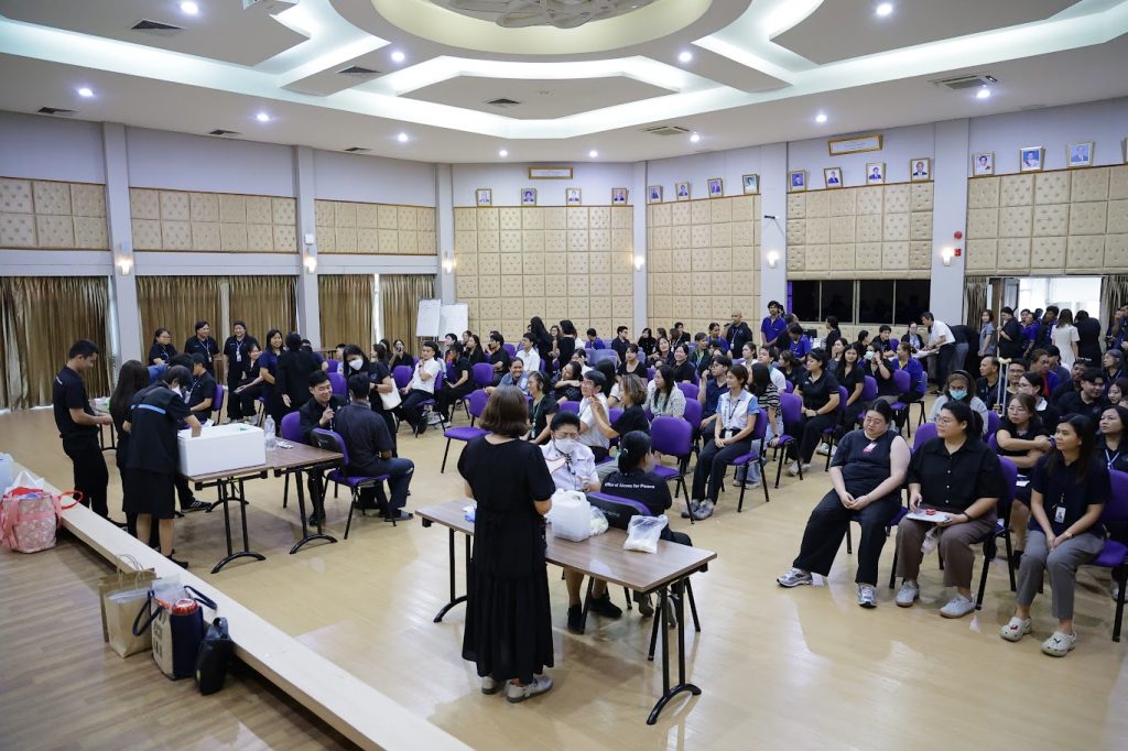 ใส่ใจสุขภาพบุคลากร ปรมาณูเพื่อสันติฉีดวัคซีนไข้หวัดใหญ่ฟรี