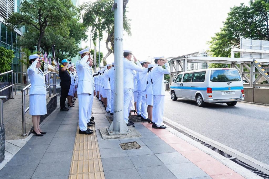 ปรมาณูเพื่อสันติ กระทรวง อว. ร่วมรอรับขบวนเคลื่อนพระศพ สมเด็จพระเจ้าลูกเธอ เจ้าฟ้าพัชรกิติยาภาฯ ด้วยความอาลัยยิ่ง