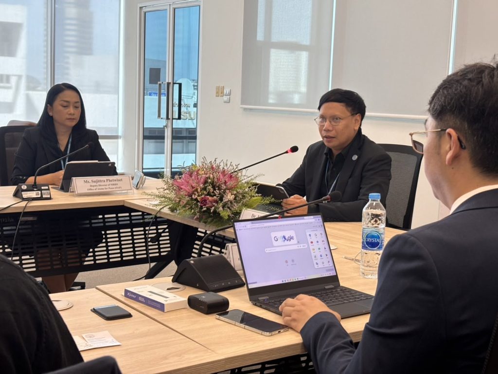 ปรมาณูเพื่อสันติ กระทรวง อว. จับมือ RCARO ยกระดับศักยภาพห้องปฏิบัติการอ้างอิงและระบบเฝ้าระวังรังสีในสิ่งแวดล้อม เสริมความพร้อมรับเหตุฉุกเฉินทางนิวเคลียร์และรังสีของประเทศ