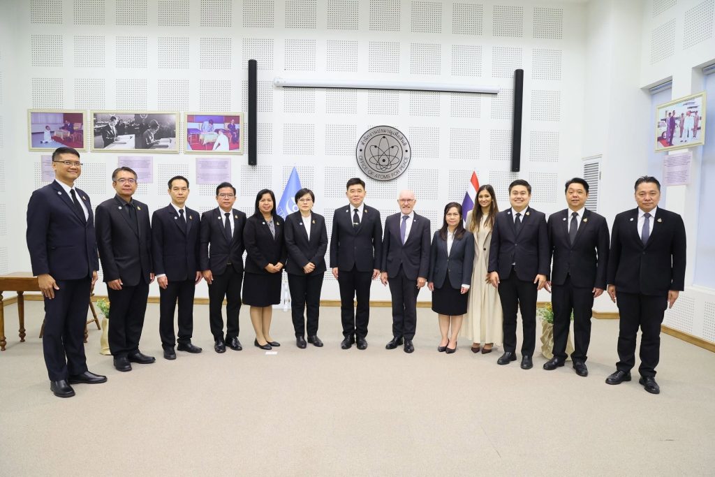 ปรมาณูเพื่อสันติ อว. ต้อนรับเลขาธิการ CTBTO ยกระดับการตรวจเฝ้าระวังการทดลองนิวเคลียร์ ดันไทยสู่ศูนย์กลางฝึกอบรมและถ่ายทอดเทคโนโลยีนานาชาติ