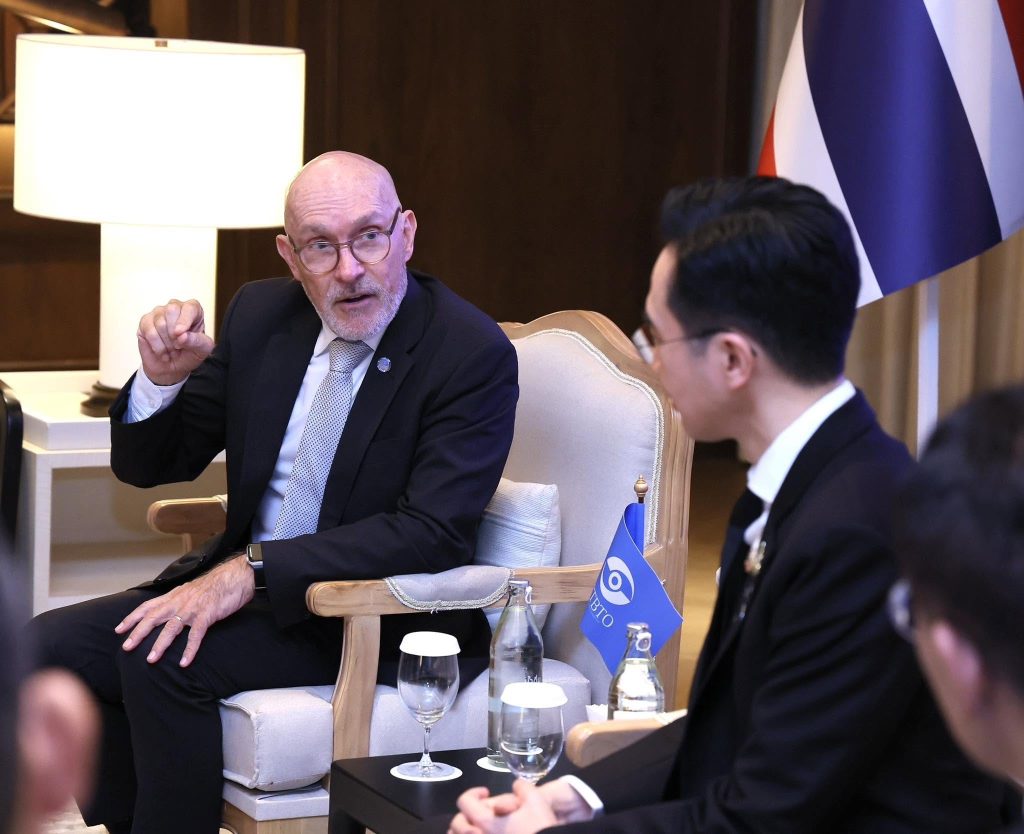 รัฐมนตรี ยศชนัน อว. ผนึก CTBTO ดันไทยผงาด "ฮับข้อมูลเตือนภัยพิบัติ" พร้อมเตรียมตั้งศูนย์ฝึกอบรมนานาชาติแห่งเอเชีย-แปซิฟิก