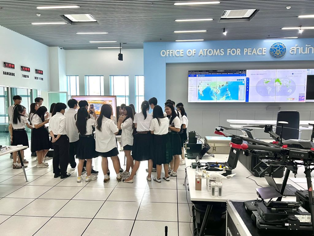 ปรมาณูเพื่อสันติ กระทรวง อว. ต้อนรับนิสิต ม.เกษตรศาสตร์ เยี่ยมชมศูนย์ปฏิบัติการฉุกเฉินทางนิวเคลียร์และรังสี เสริมประสบการณ์การเรียนรู้ด้านความปลอดภัยทางรังสี