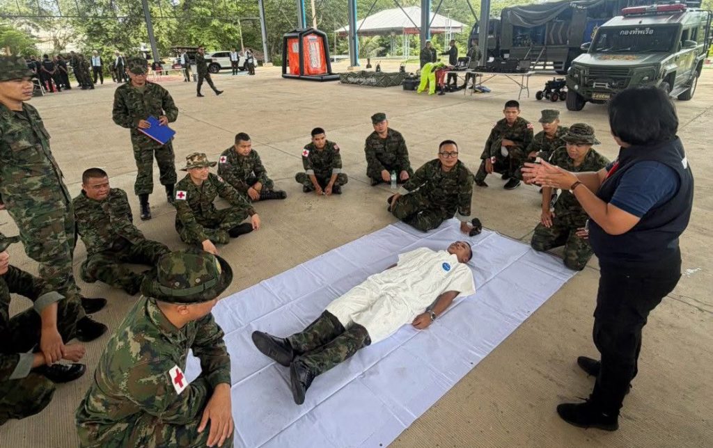 ปรมาณูเพื่อสันติ กระทรวง อว. ผนึกกำลังทัพเรือ รับมือภัยสารเคมี–วัตถุอันตราย ยกระดับการเตรียมความพร้อมรับมือเหตุฉุกเฉินทางรังสี