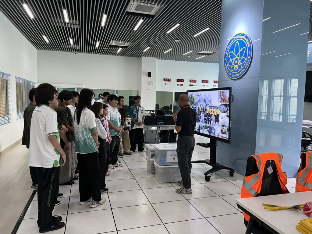 ปรมาณูเพื่อสันติ กระทรวง อว. เสริมสร้างประสบการณ์เรียนรู้ด้านความปลอดภัยทางนิวเคลียร์และรังสี แก่นักศึกษา ม.เกษตรศาสตร์