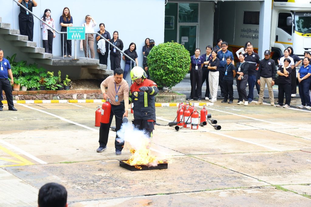 ปรมาณูเพื่อสันติ กระทรวง อว. ซ้อมรับมืออัคคีภัย เสริมความพร้อมบุคลากร สร้างความปลอดภัยในสถานที่ทำงาน