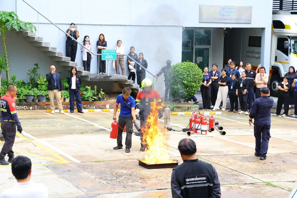 ปรมาณูเพื่อสันติ กระทรวง อว. ซ้อมรับมืออัคคีภัย เสริมความพร้อมบุคลากร สร้างความปลอดภัยในสถานที่ทำงาน