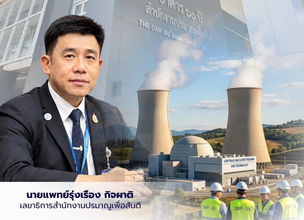 ทิศทางพลังงานนิวเคลียร์โลก…อิตาลีผ่านร่างกฎหมายวางรากฐานการฟื้นฟูพลังงานนิวเคลียร์ในรอบ 40 ปี มุ่งเป้าเทคโนโลยี SMR